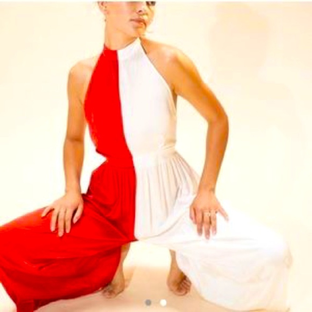Fashion Brand Company satin halter jumpsuit
